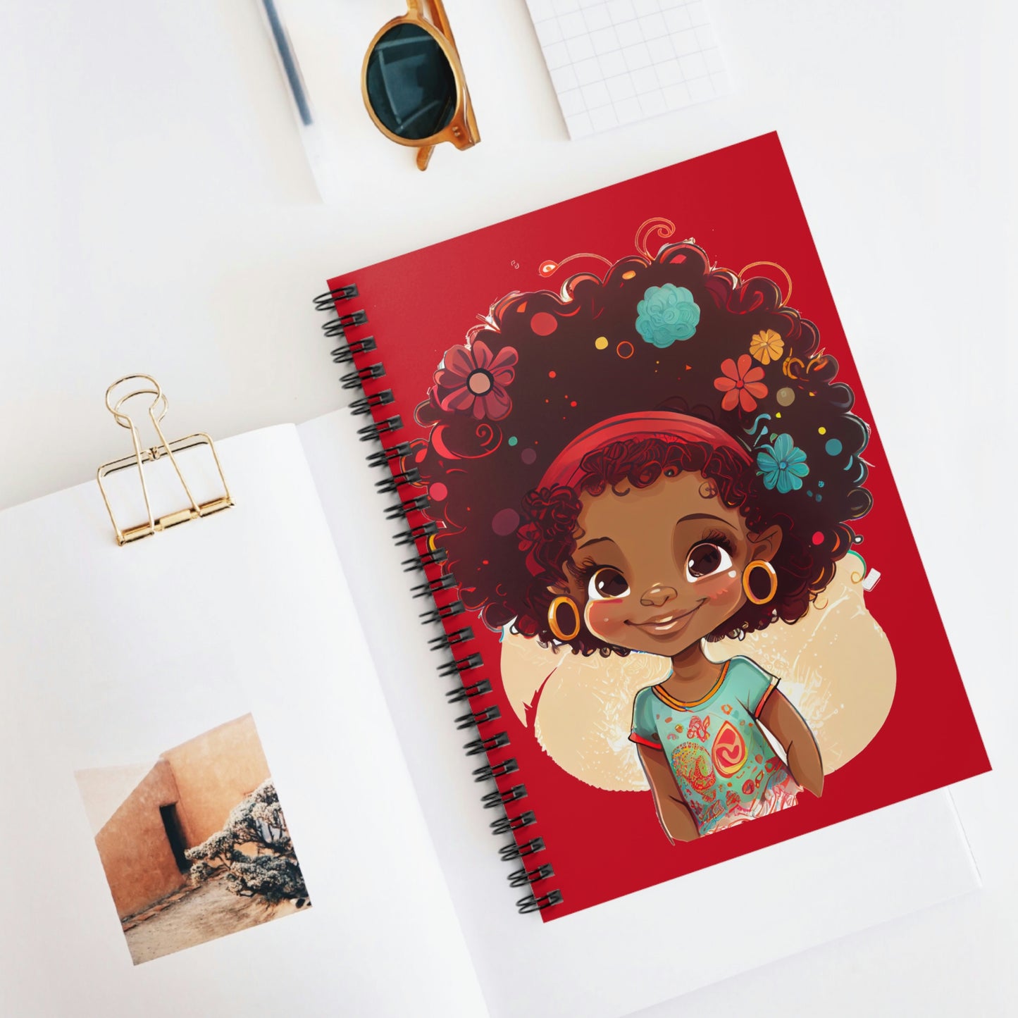Curls Spiral Notebook/Journal