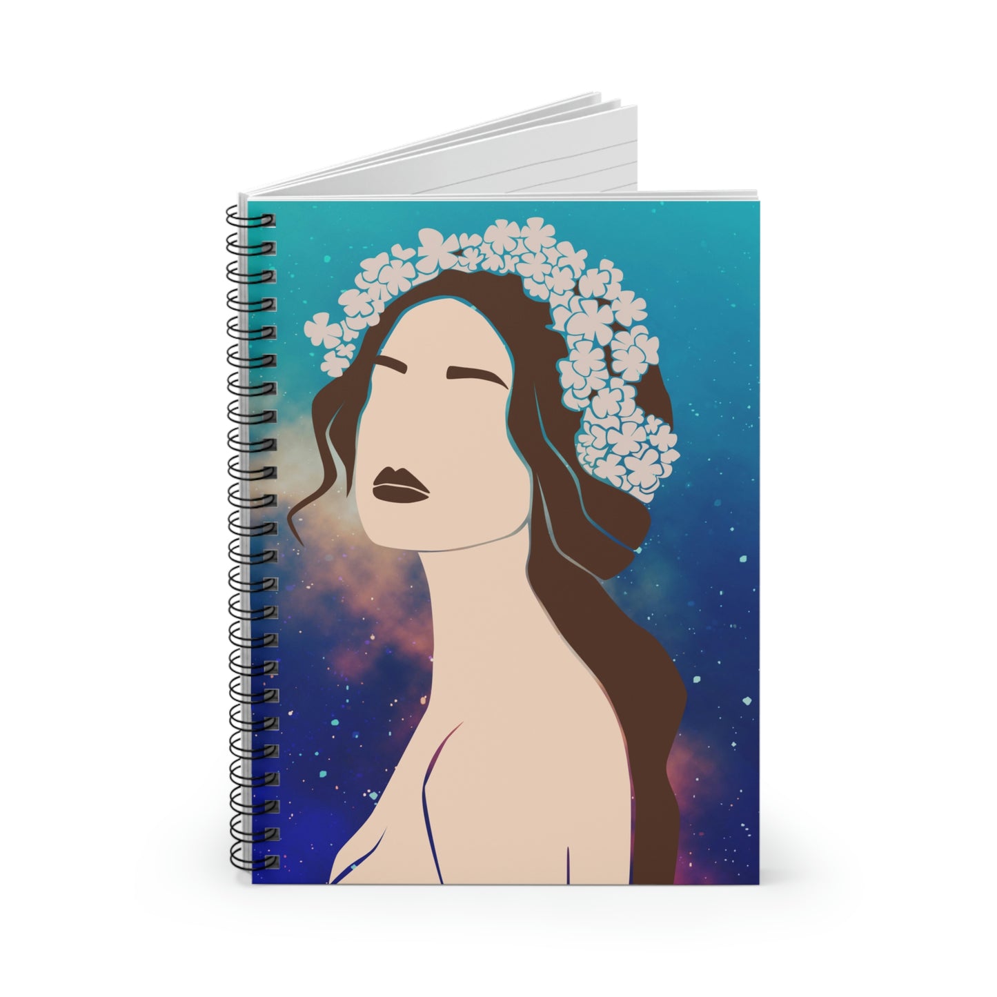 Goddess in the Stars 2 Spiral Notebook/Journal