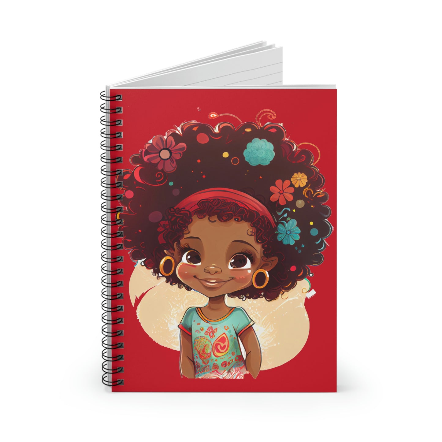 Curls Spiral Notebook/Journal
