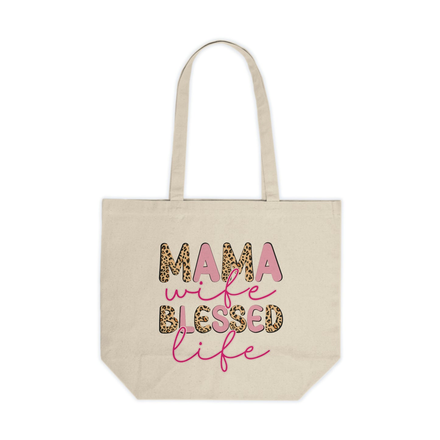 Mama Wife Canvas Shopping Tote